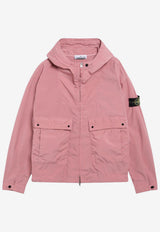 Stone Island Compact Touch Windbreaker Jacket  Pink S154100052S0042/S_STONE-V008G