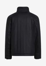 Stone Island Logo Patch Padded Jacket Blue S154100070S0F24/R_STONE-V0020