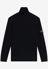 Stone Island Ribbed Turtleneck Sweater  Black S155100052S00C2/R_STONE-V0029