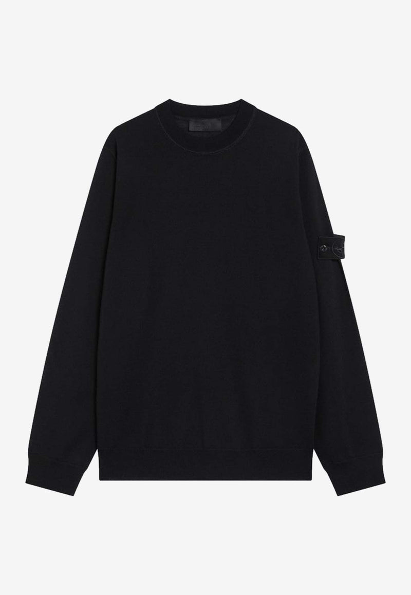 Stone Island Compass Patch Sweater Navy S155100074S00FC/R_STONE-V0020
