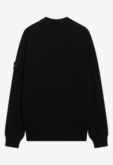 Stone Island Compass Patch Sweatshirt Black S155100154S00D8/S_STONE-V0029