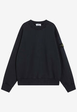 Stone Island Oversized Crewneck Sweatshirt  Blue S156100021S0210/R_STONE-V0020