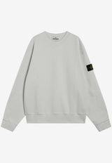 Stone Island Oversized Crewneck Sweatshirt  Gray S156100021S0210/R_STONE-V0061