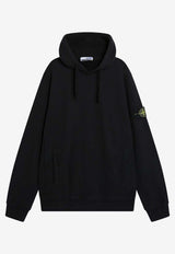 Stone Island Logo Patch Hooded Sweatshirt Black S156100029S0A20/R_STONE-V0029