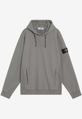 Stone Island Compass Patch Hooded Sweatshirt Gray S156100029S0A20/R_STONE-V006B