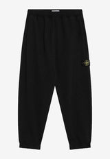 Stone Island Compass Patch Track Pants Black S156200004S0A20/R_STONE-V0029