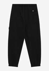 Stone Island Compass Patch Track Pants Black S156200004S0A20/R_STONE-V0029