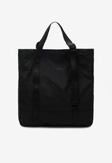 Stone Island Logo Patch Top Handle Bag Black S159200012S0251/S_STONE-V0029