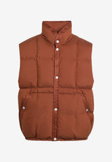Stone Island Quilted Down Gilet Brown S15G100011S0X24/R_STONE-V0071