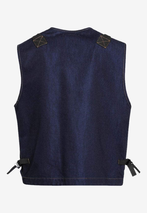 Stone Island Utility Denim Vest Blue S15G100016S00J2/R_STONE-VJ201