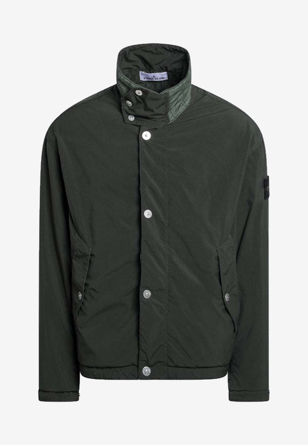 Stone Island Stand-Collar Padded Jacket Black S15Q100015S0042/R_STONE-V005E