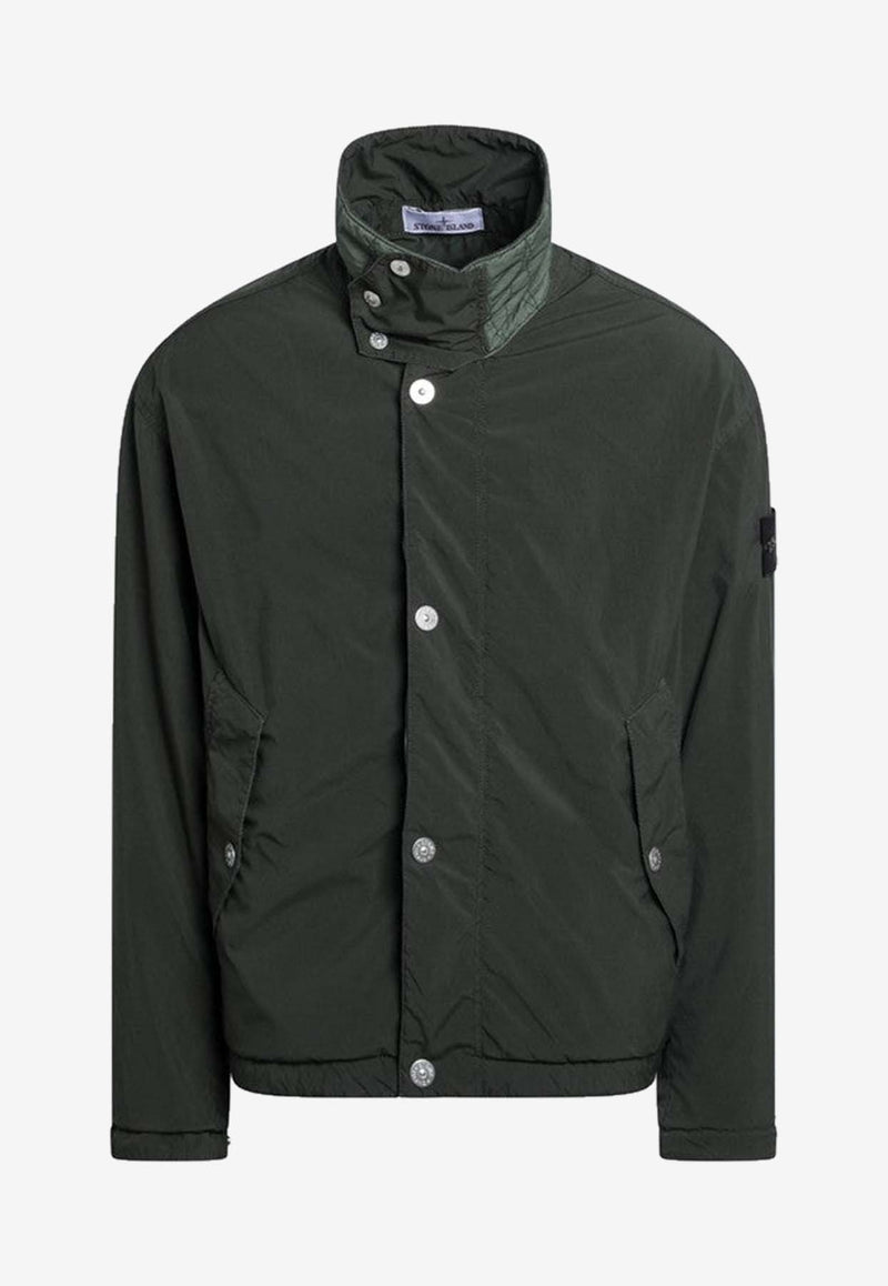 Stone Island Stand-Collar Padded Jacket Black S15Q100015S0042/R_STONE-V005E