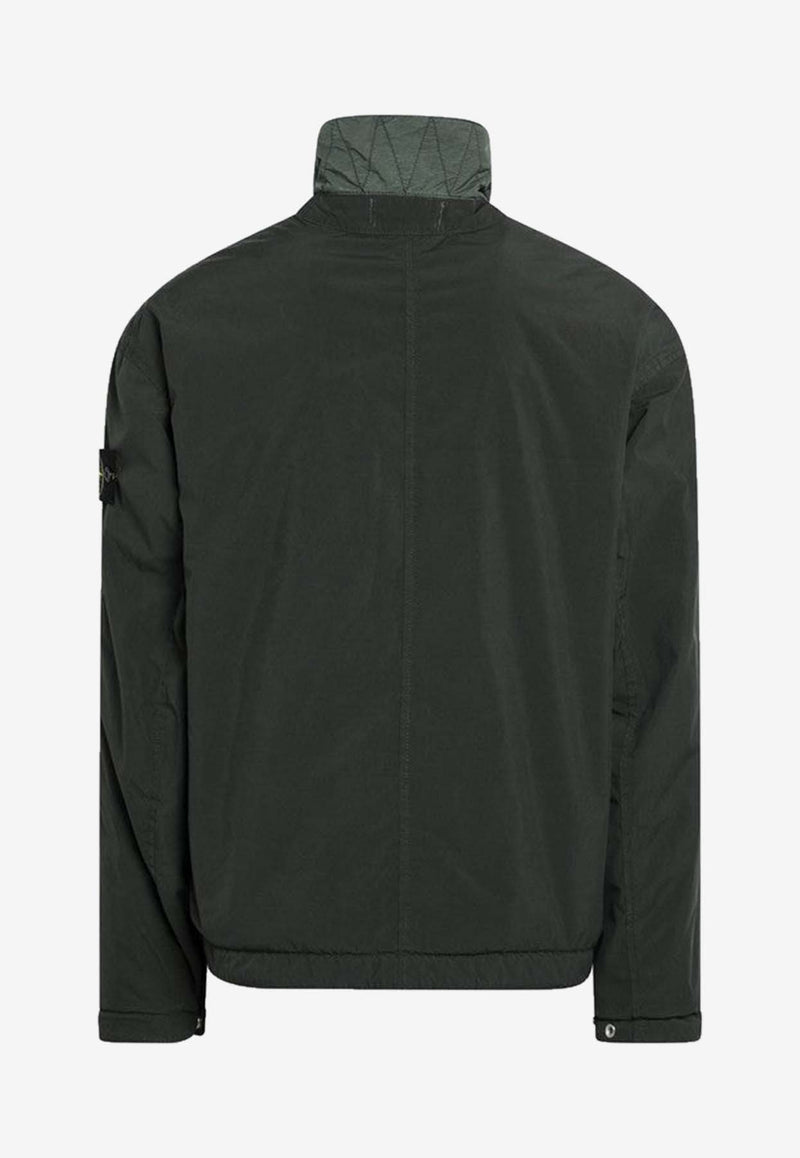 Stone Island Stand-Collar Padded Jacket Black S15Q100015S0042/R_STONE-V005E