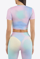 The Giving Movement Candyfloss Cropped Top Multicolor S1736_MULTI COLO