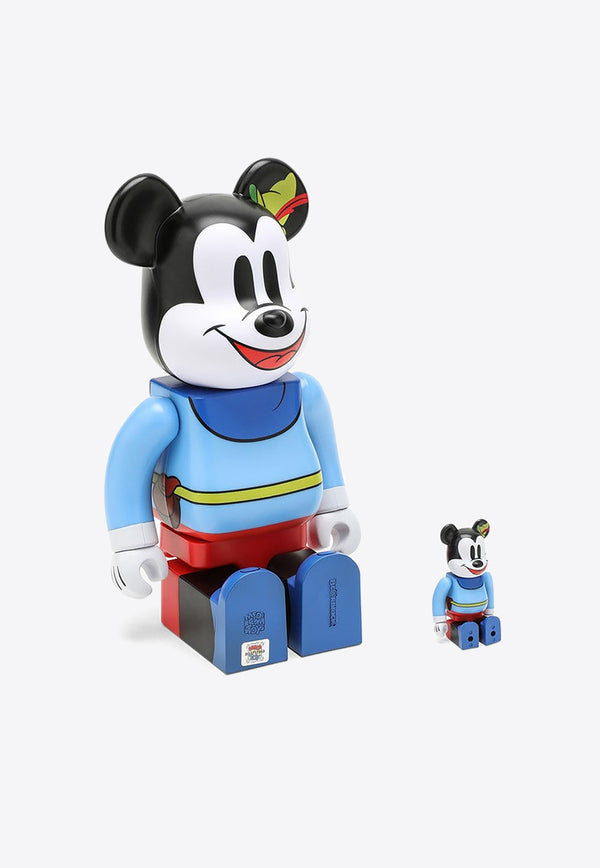 Medicom Toy Bearbrick 100%+400% Mickey Mouse Brave Little Tailor Blue S2314TAILORPVC/M_MEDIC-BLUORN