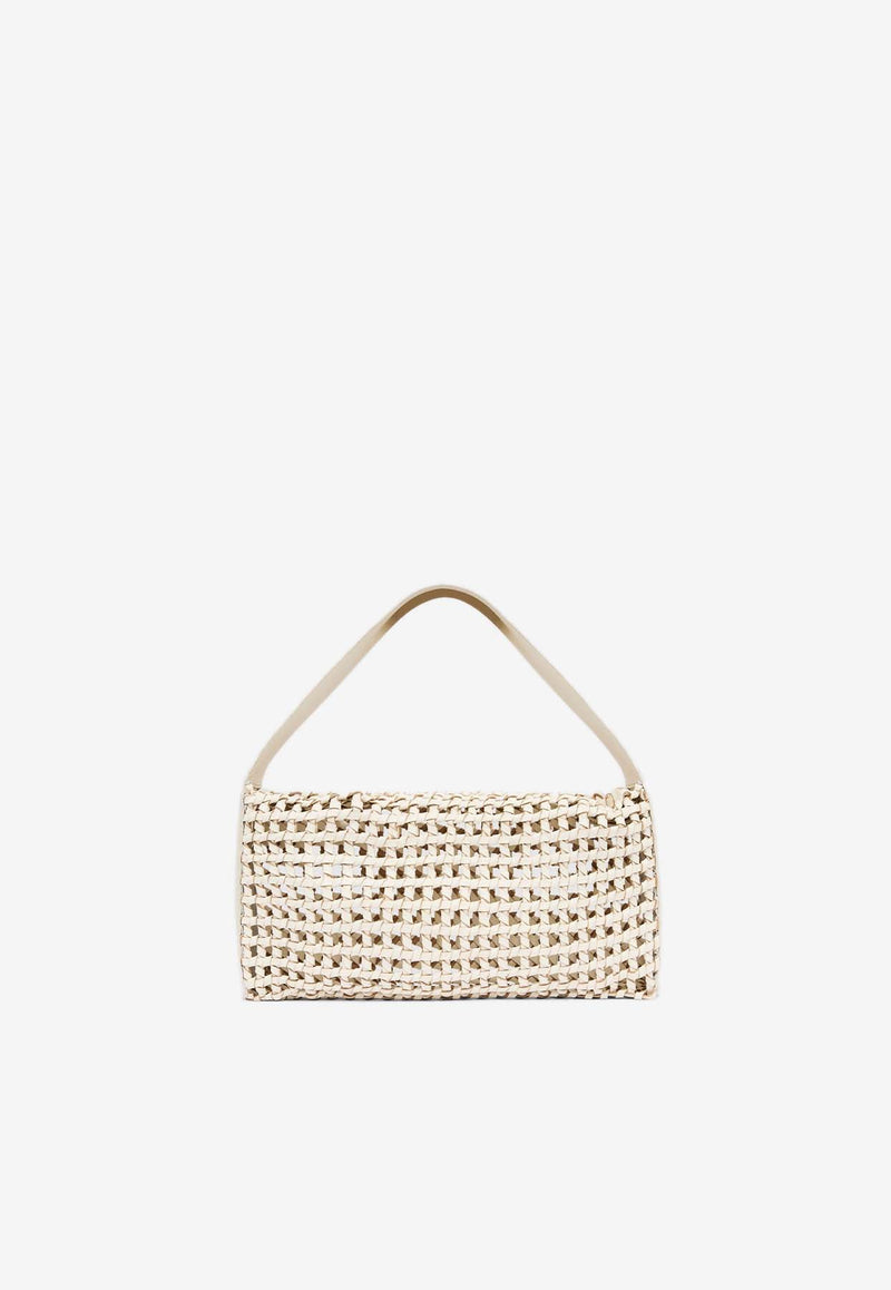 St. Agni Macramé Mesh Shoulder Bag S24-006TOFCREAM