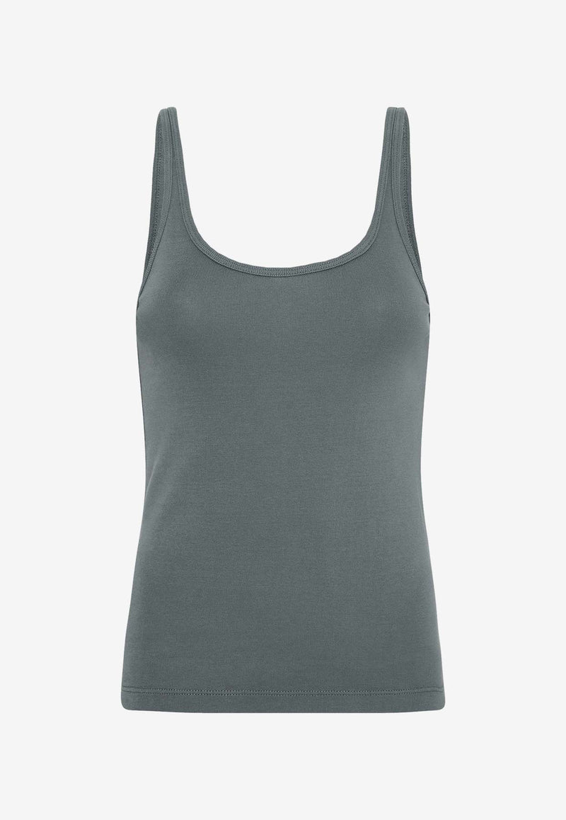 St. Agni Scoop Tank Top S24-212BGRGREEN