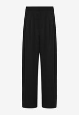 St. Agni Adjustable Pleated Pants S24-507BLKBLACK