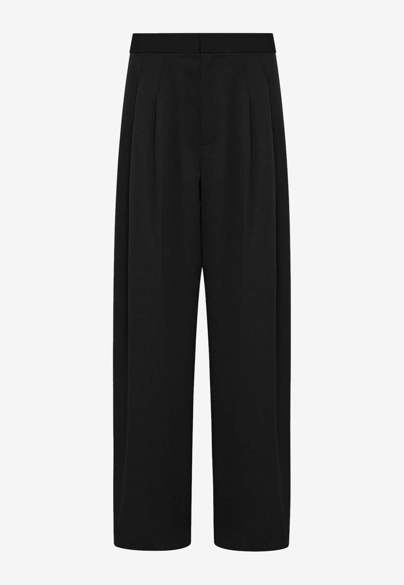 St. Agni Adjustable Pleated Pants S24-507BLKBLACK