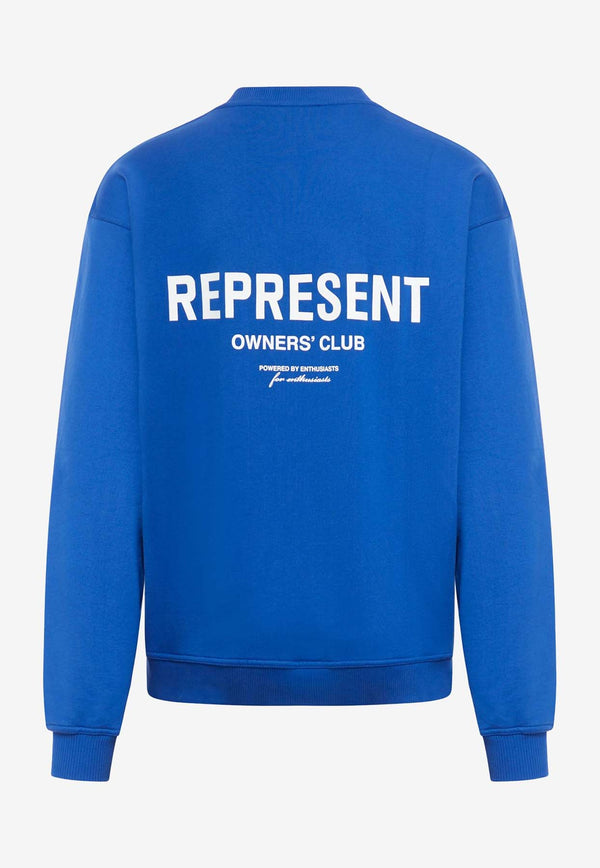Represent Owner's Club Print Sweatshirt S24REP_OCM410-109BLUE