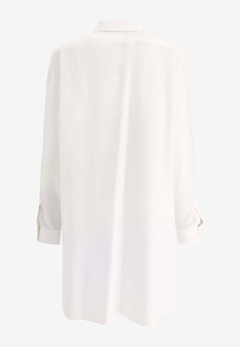 Loewe Double-Layer Mini Shirt Dress White S359Y09XD98794_75892