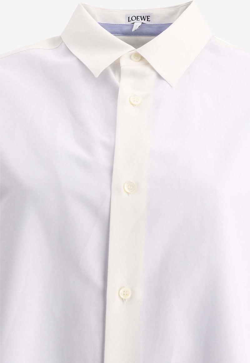 Loewe Double-Layer Mini Shirt Dress White S359Y09XD98794_75892