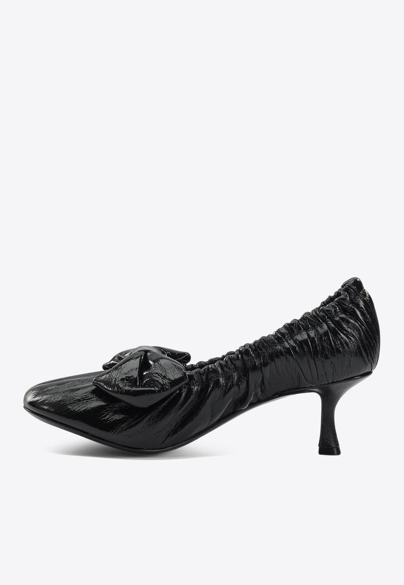 Acne Studios 60 Bow Embellished Leather Pumps Black AD0794900_2744112c-aec5-4ab0-b9a2-d38e3041d33f