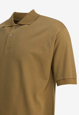 Auralee Logo-Embroidered Polo T-shirt A25SP01SKKHAKI BEIGE_6eb426fb-c5b9-4a67-a0c4-564cde6d6442