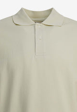 Auralee Logo-Embroidered Polo T-shirt A25SP01SKPISTACHIO_6d8af603-fa7b-409e-96dd-02201863bada