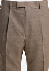 Auralee Wool Straight-leg Pants  A25SP03WTTOP LIGHT BROWN_2b9c42d3-725a-49fa-b8d0-006314779616
