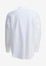 Auralee Logo-Embroidered Buttoned Shirt A25SS01TNWHITE_3cafa6d3-fdca-4116-9d97-a359e3877bc3