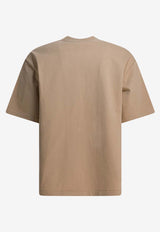 Auralee Logo-Embroidered Crewneck T-shirt A25ST01SULIGHT CAMEL_c804092e-28ea-49ef-b697-87ba84778de4