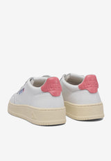 Autry Medalist Leather Sneakers  White AULWLL78_77411