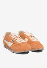 Autry Windspin Leather and Suede Sneakers Orange WSLMUB05_79848