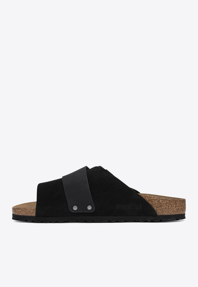 Birkenstock Kyoto Suede Slides Black 1022566BLACK_81116