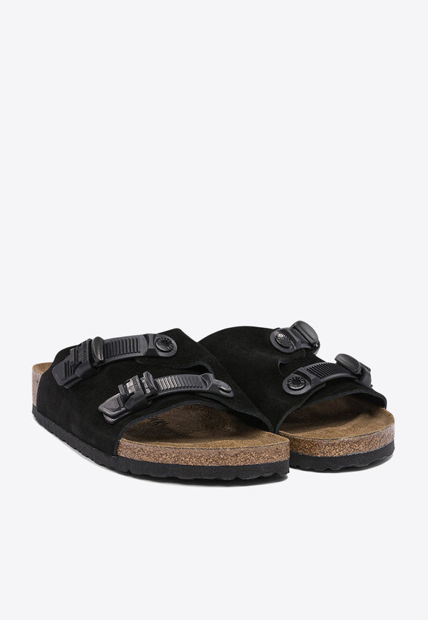 Birkenstock Zurich Tech Suede Slides Black 1026783TECH BLACK_81112