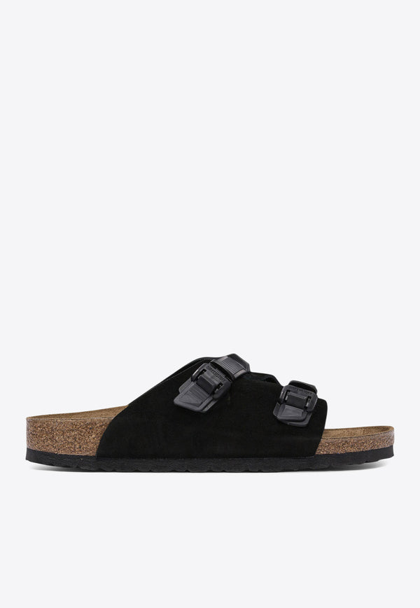 Birkenstock Zurich Tech Suede Slides Black 1026783TECH BLACK_81112