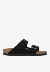 Birkenstock Arizona Suede Sandals with Buckled-Straps Black 1027164BLACK_80705