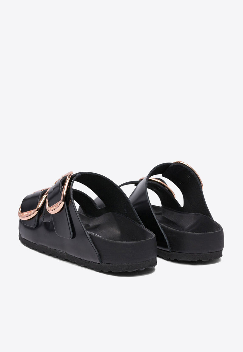 Birkenstock Arizona Big Buckle Suede Sandals Black 1027840BLACK_79630