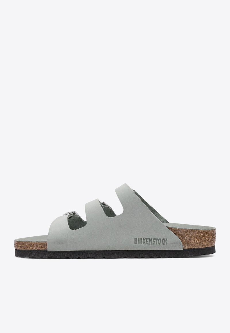 Birkenstock Florida Fresh Leather Sandals Green 1029450PURE SAGE_80649