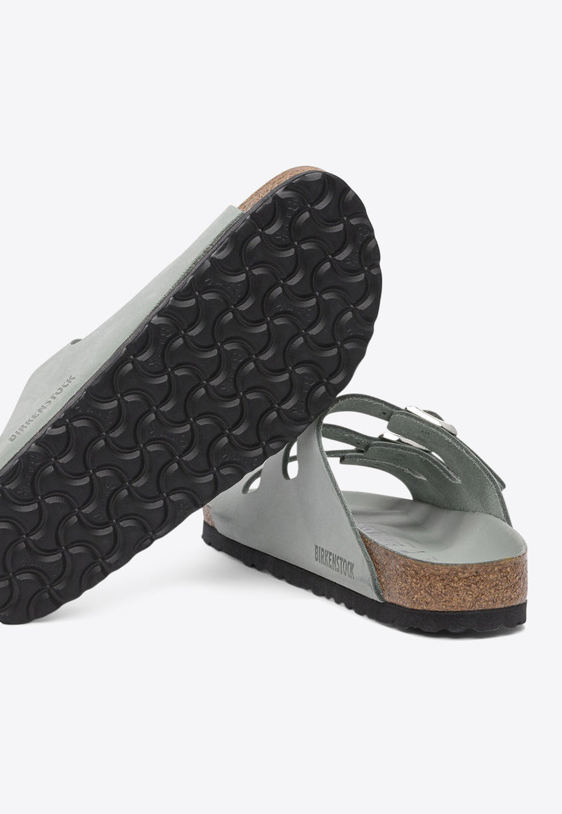 Birkenstock Florida Fresh Leather Sandals Green 1029450PURE SAGE_80649