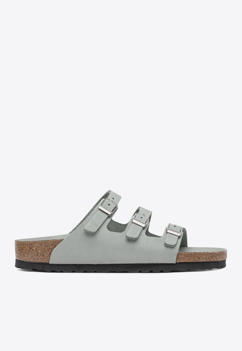Birkenstock Florida Fresh Leather Sandals Green 1029450PURE SAGE_80649