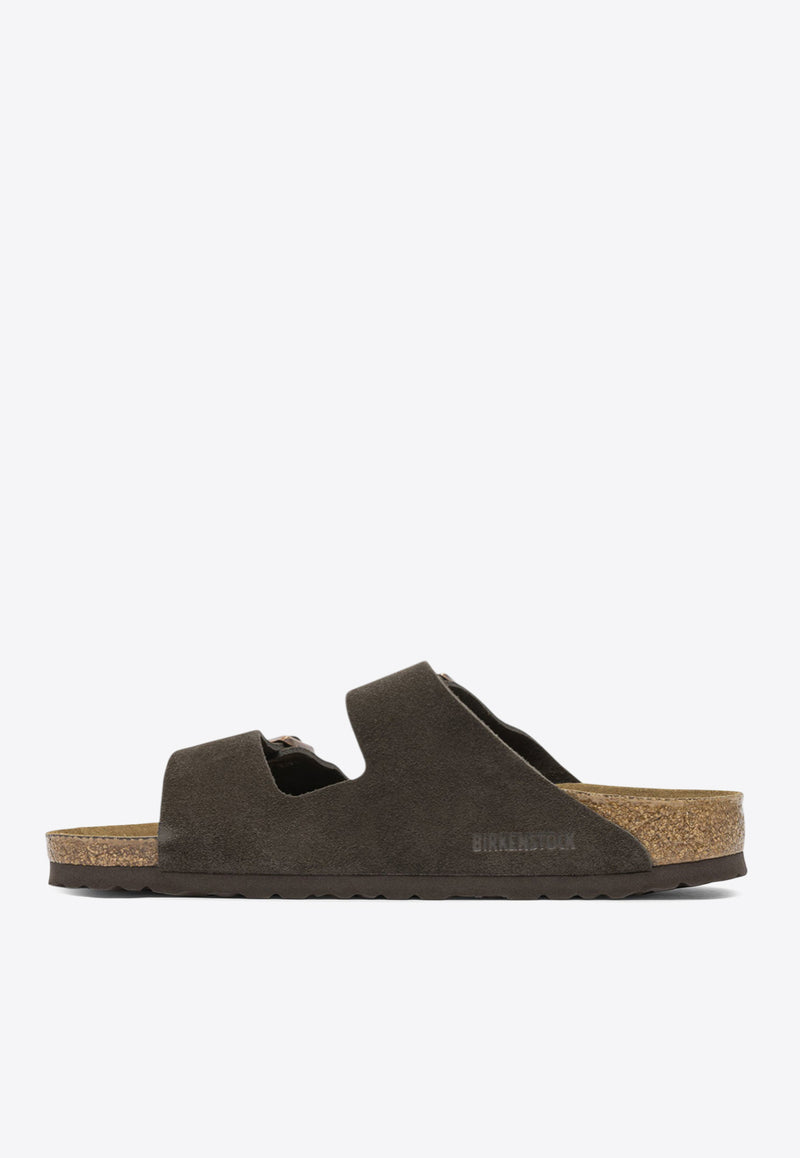 Birkenstock Arizona Suede Sandals  Brown 951313MOCCA_82254