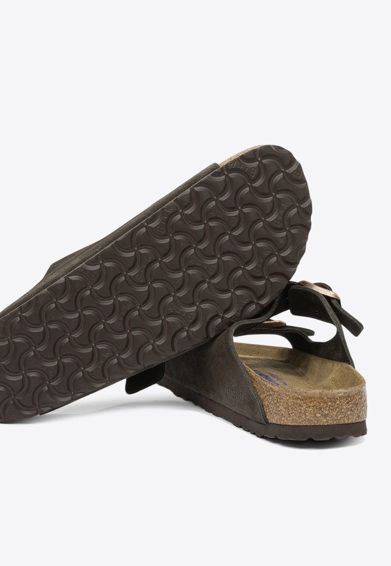 Birkenstock Arizona Suede Sandals  Brown 951313MOCCA_82254