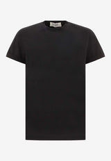 Golden Goose DB Logo Print Crewneck T-shirt Black GMP01220P00063790292_80540