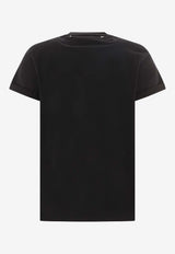 Golden Goose DB Logo Print Crewneck T-shirt Black GMP01220P00063790292_80540