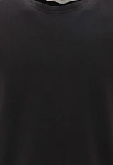 Golden Goose DB Logo Print Crewneck T-shirt Black GMP01220P00063790292_80540
