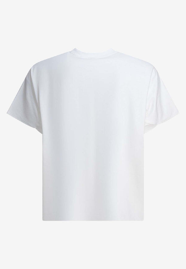 Goldwin Helicoid Crewneck T-shirt White GZ65108QUARTZ WHITE_80809