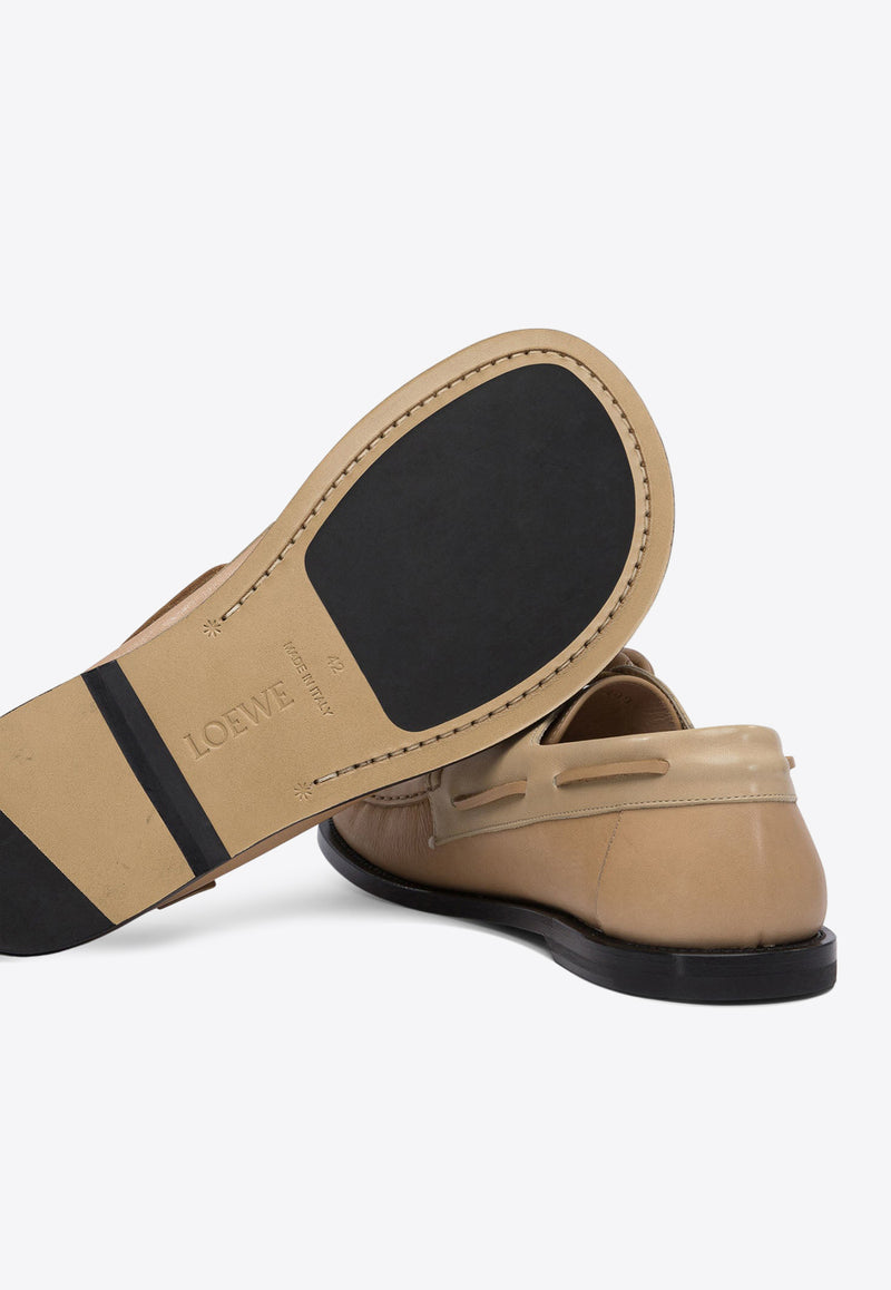 Loewe Campo Laced Loafers  Beige M816S08X01SAND/CINNAMON_77929