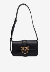 PINKO Mini Soft Leather Crossbody Bag Black 104340A0QOZ99Q_78214